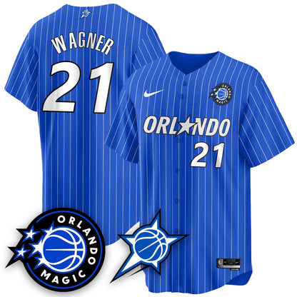 Men's Orlando Magic New Generation of Magic Baseball Jersey - All Stitched