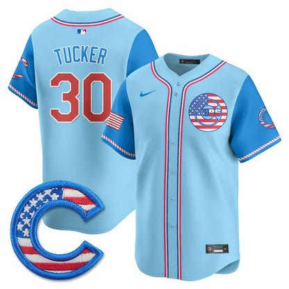 Men' Chicago Cubs 2025 Fourth of July Jersey - All Stitched