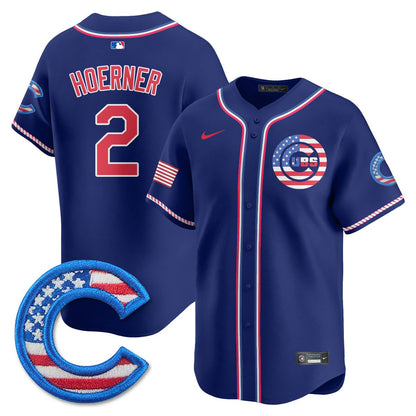 Men' Chicago Cubs 2025 Fourth of July Jersey - All Stitched
