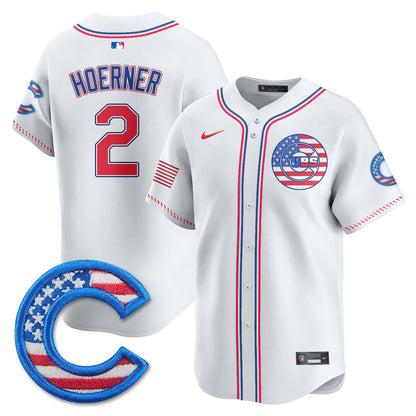 Men' Chicago Cubs 2025 Fourth of July Jersey - All Stitched