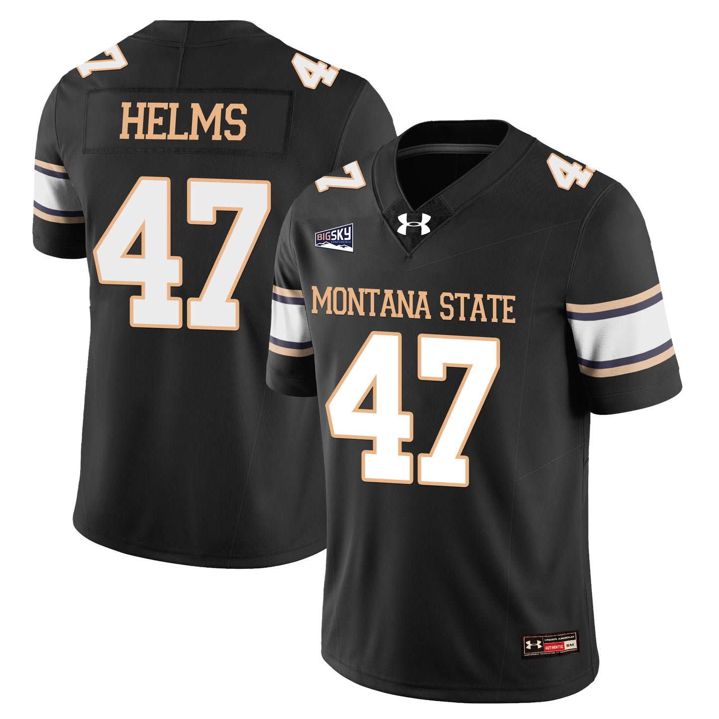 Men's Montana State Bobcat Football Jersey - All Stitched