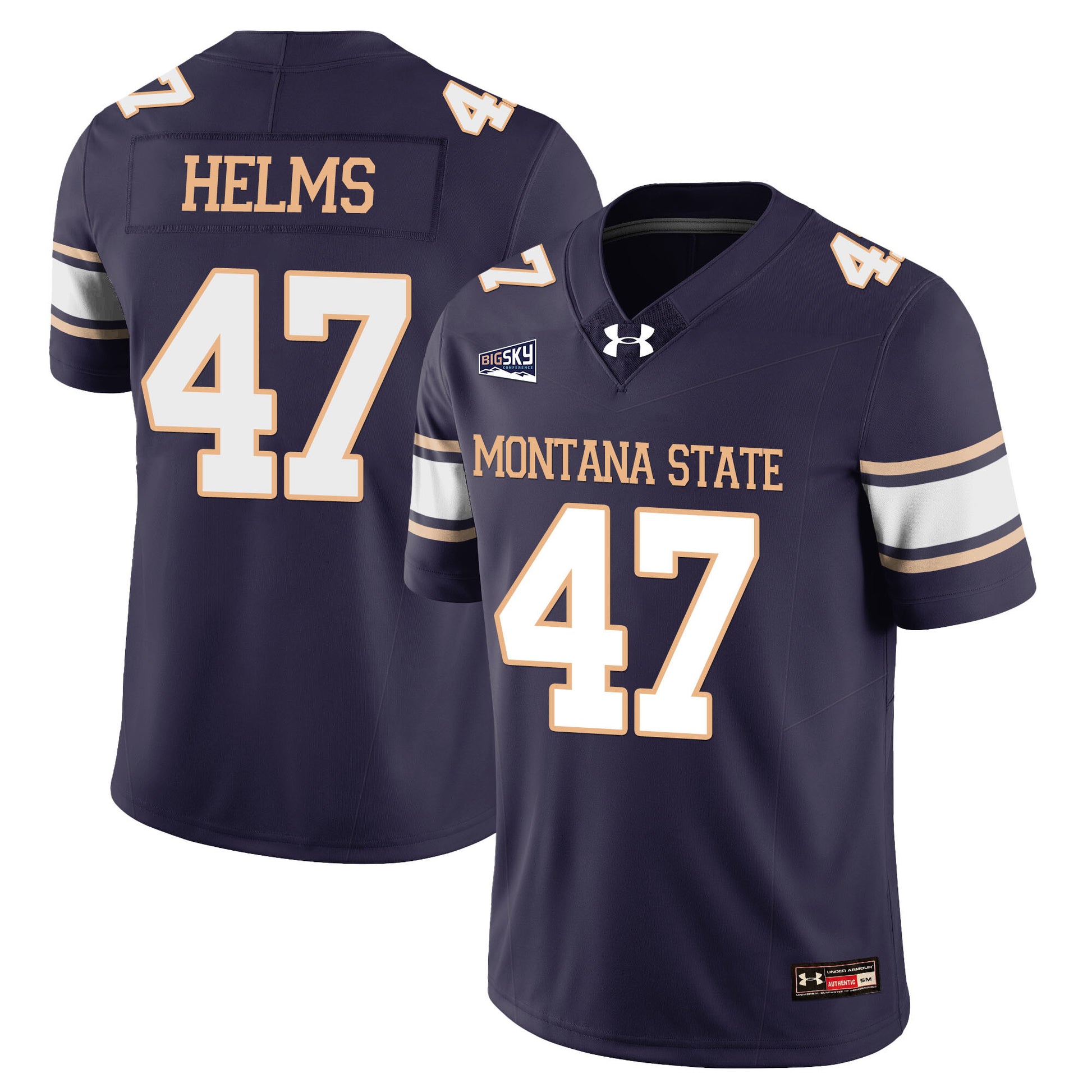 Men's Montana State Bobcat Football Jersey - All Stitched
