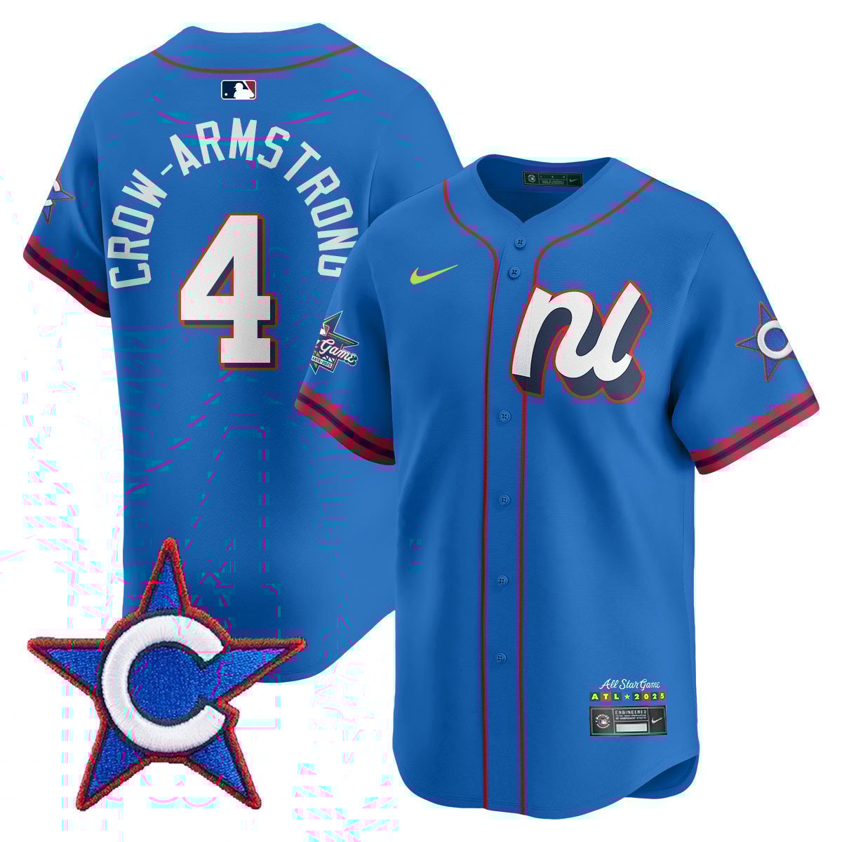Men's National League 2025 MLB All-Star Jersey - All Stitched
