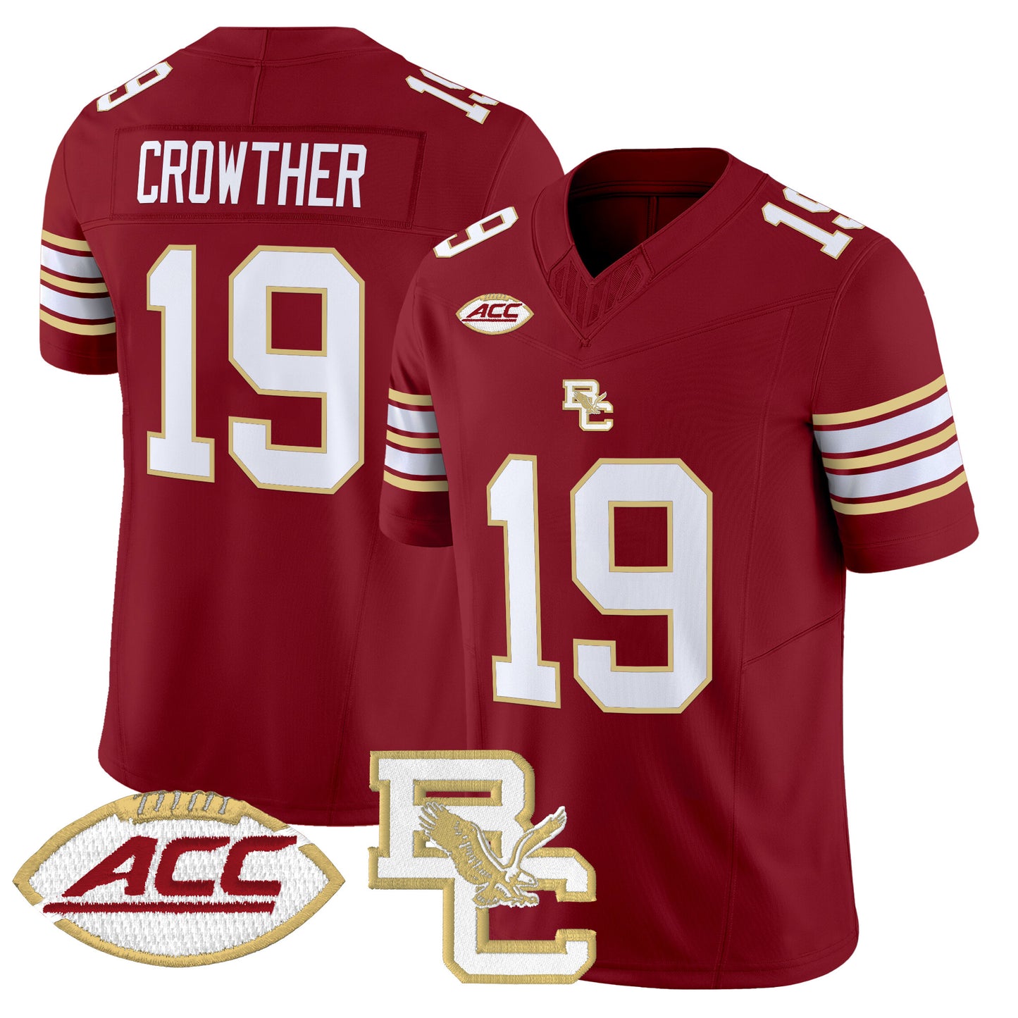 Men's Boston College Eagles 2025 Vapor Limited Jersey - All Stitched