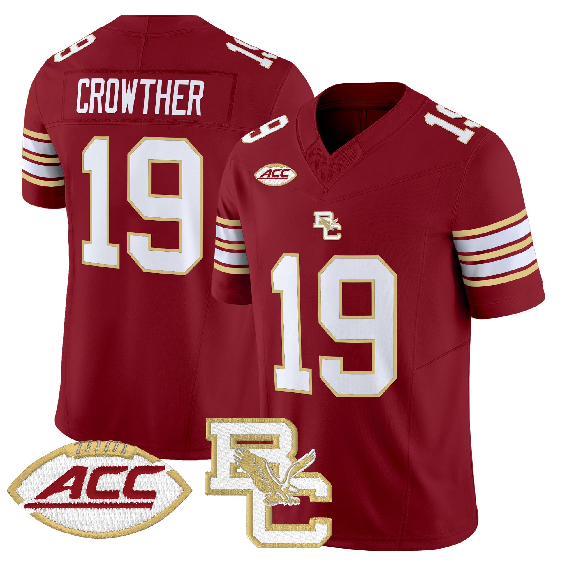 Men's Boston College Eagles 2025 Vapor Limited Jersey - All Stitched
