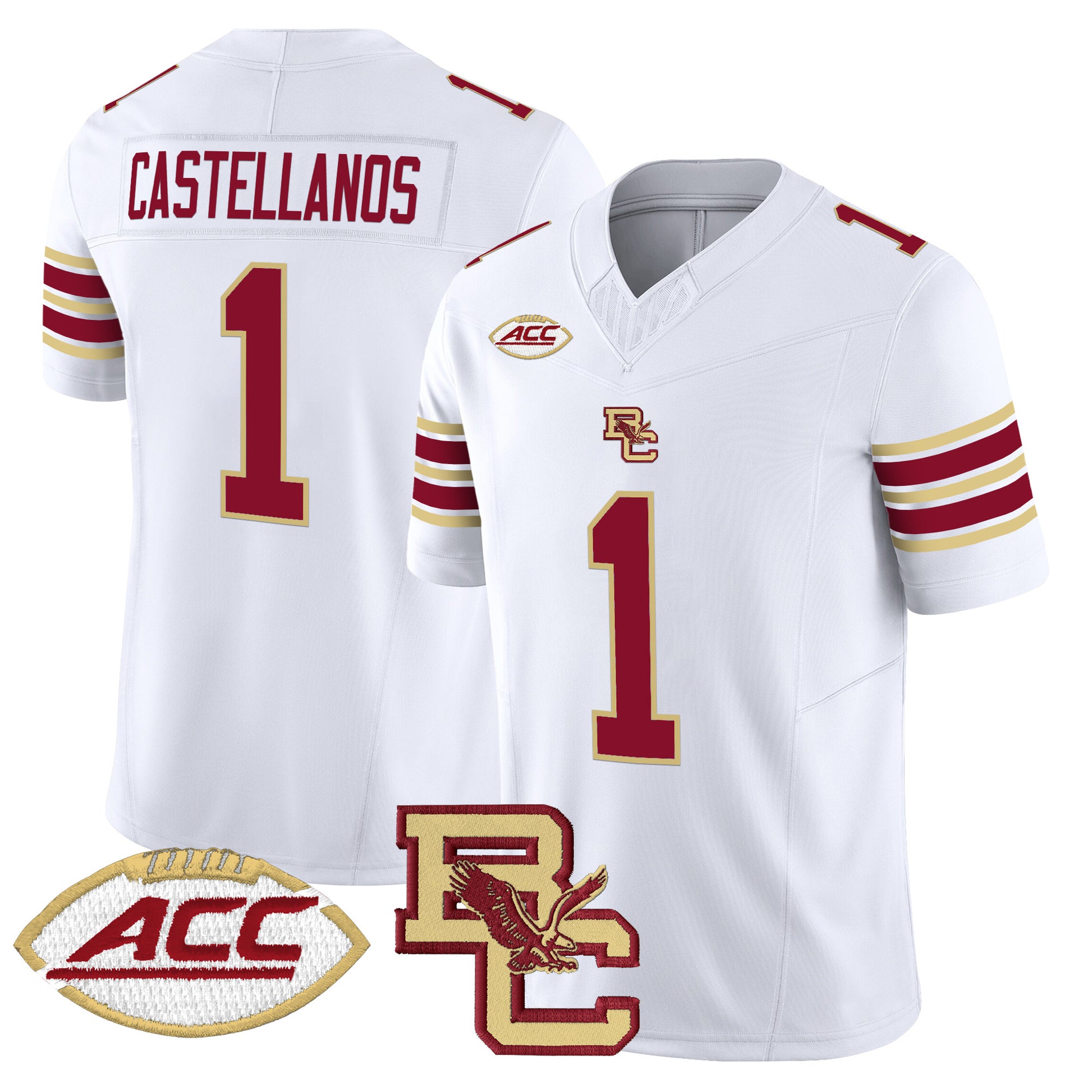 Men's Boston College Eagles 2025 Vapor Limited Jersey - All Stitched