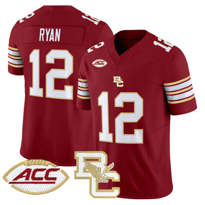 Men's Boston College Eagles 2025 Vapor Limited Jersey - All Stitched