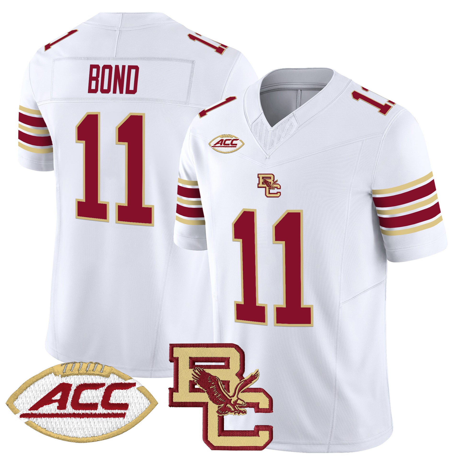 Men's Boston College Eagles 2025 Vapor Limited Jersey - All Stitched