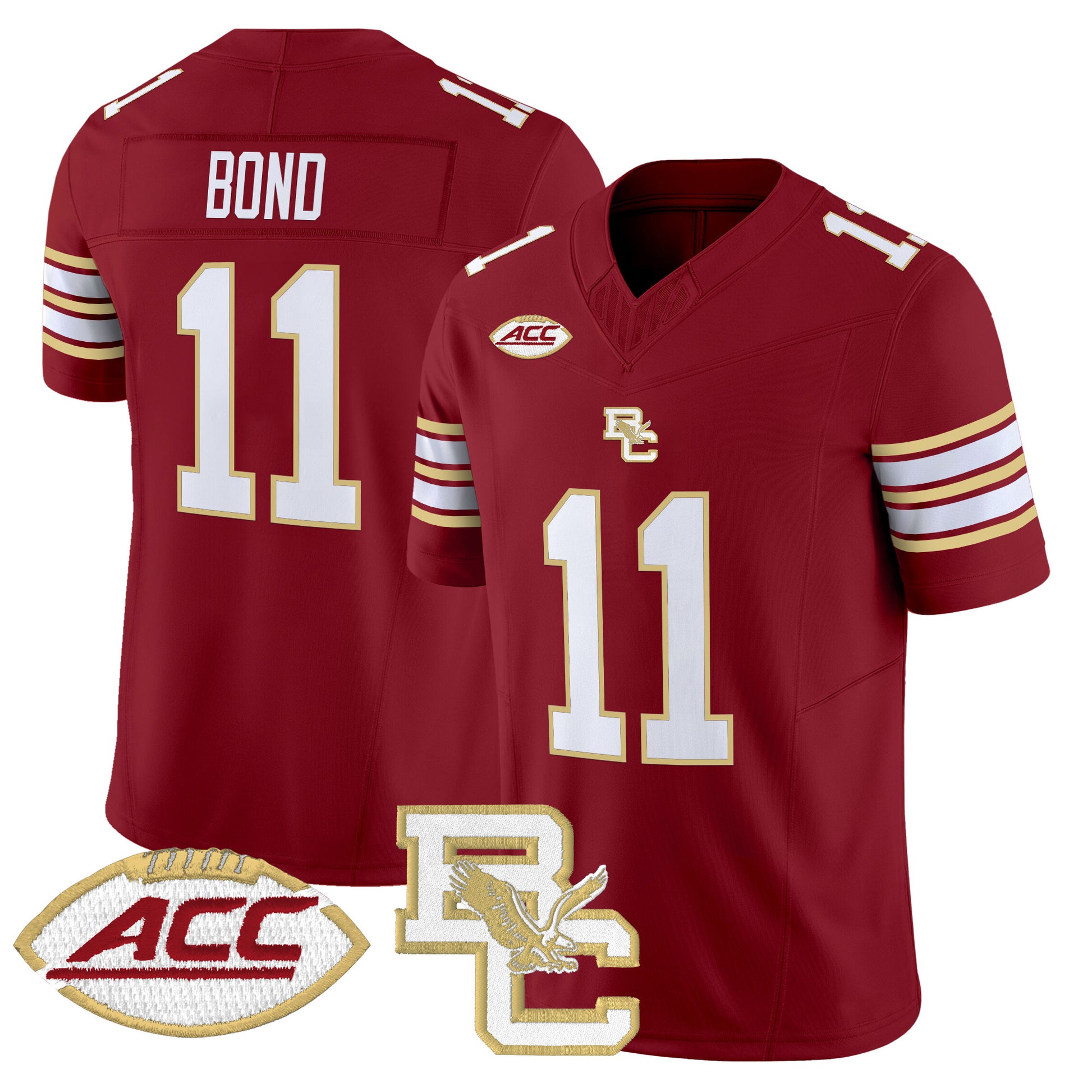 Men's Boston College Eagles 2025 Vapor Limited Jersey - All Stitched