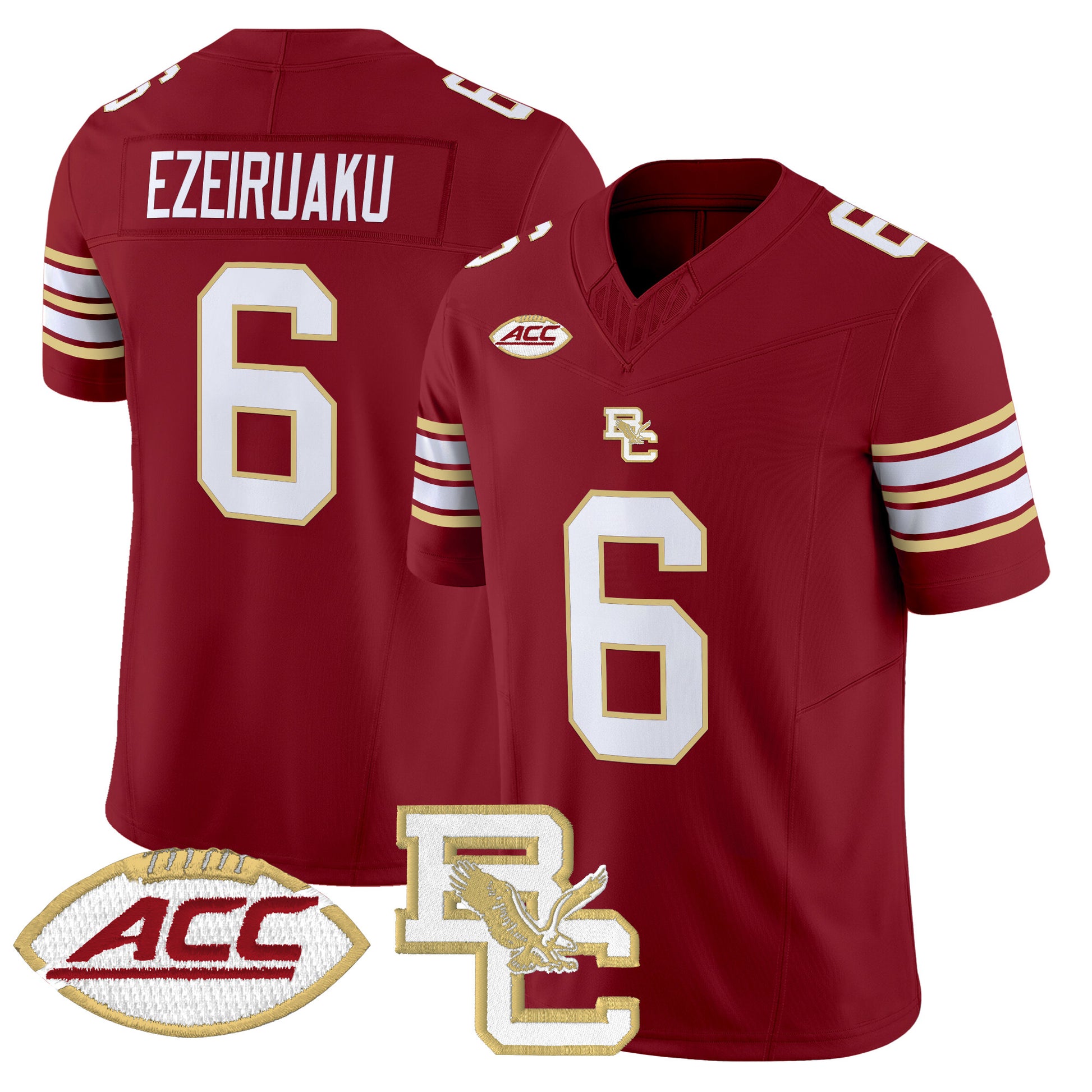 Men's Boston College Eagles 2025 Vapor Limited Jersey - All Stitched