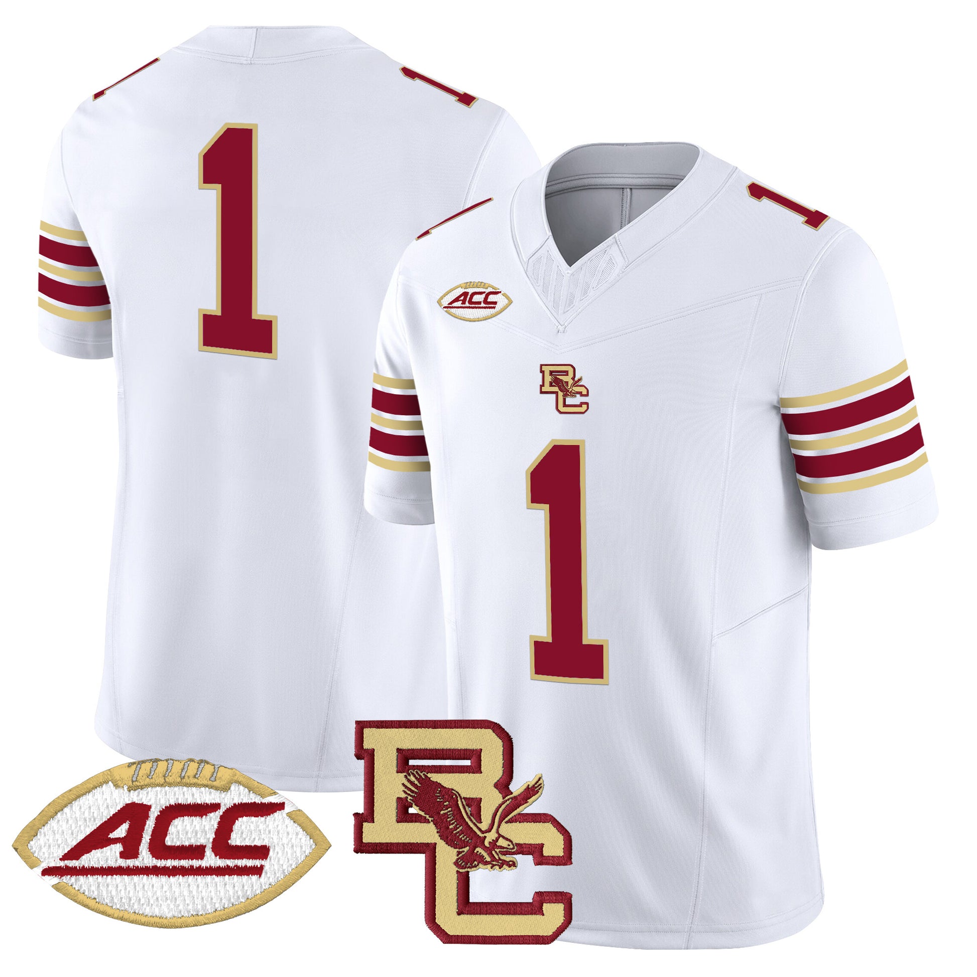Men's Boston College Eagles 2025 Vapor Limited Jersey - All Stitched