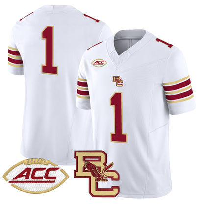 Men's Boston College Eagles 2025 Vapor Limited Jersey - All Stitched