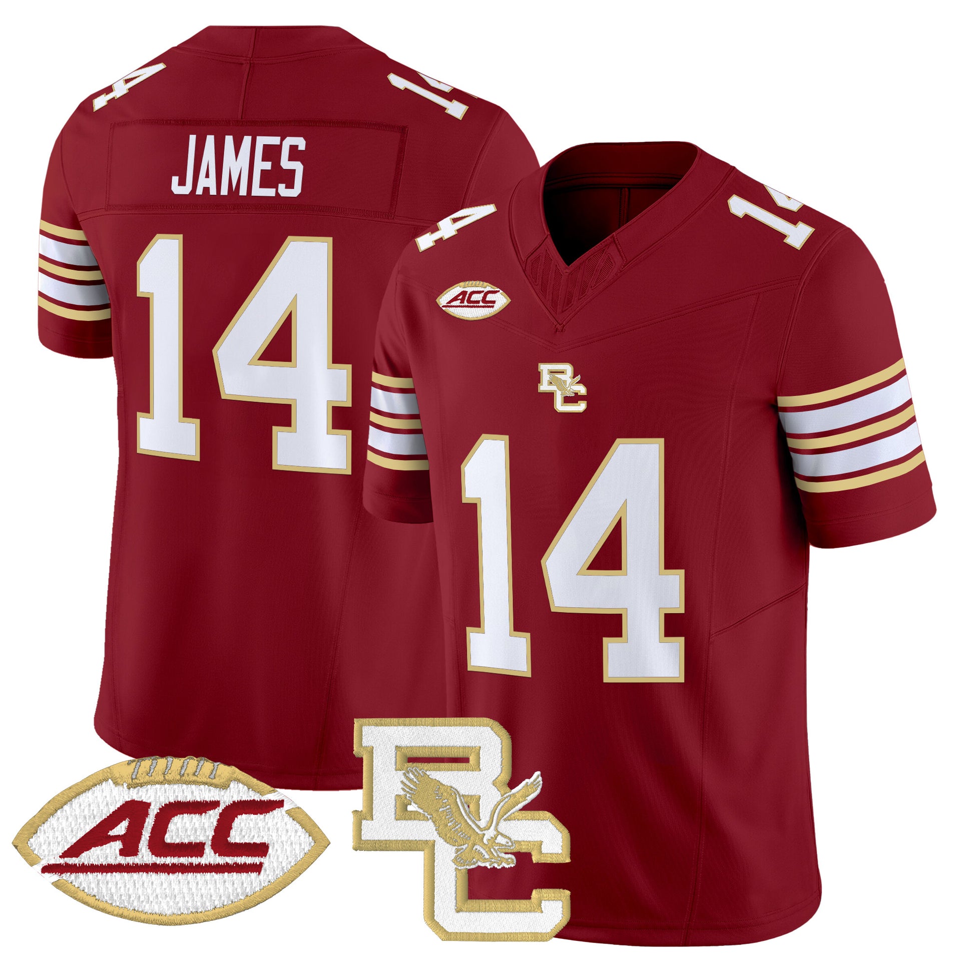 Men's Boston College Eagles 2025 Vapor Limited Jersey - All Stitched