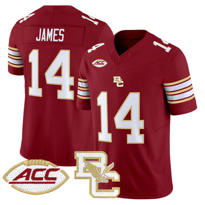Men's Boston College Eagles 2025 Vapor Limited Jersey - All Stitched