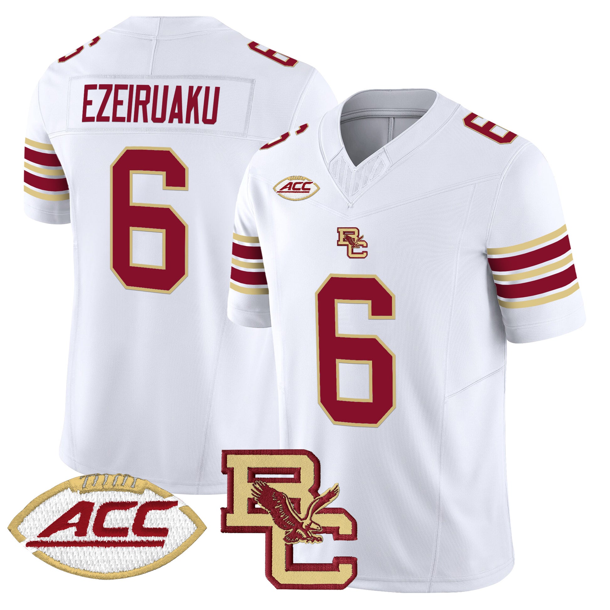 Men's Boston College Eagles 2025 Vapor Limited Jersey - All Stitched