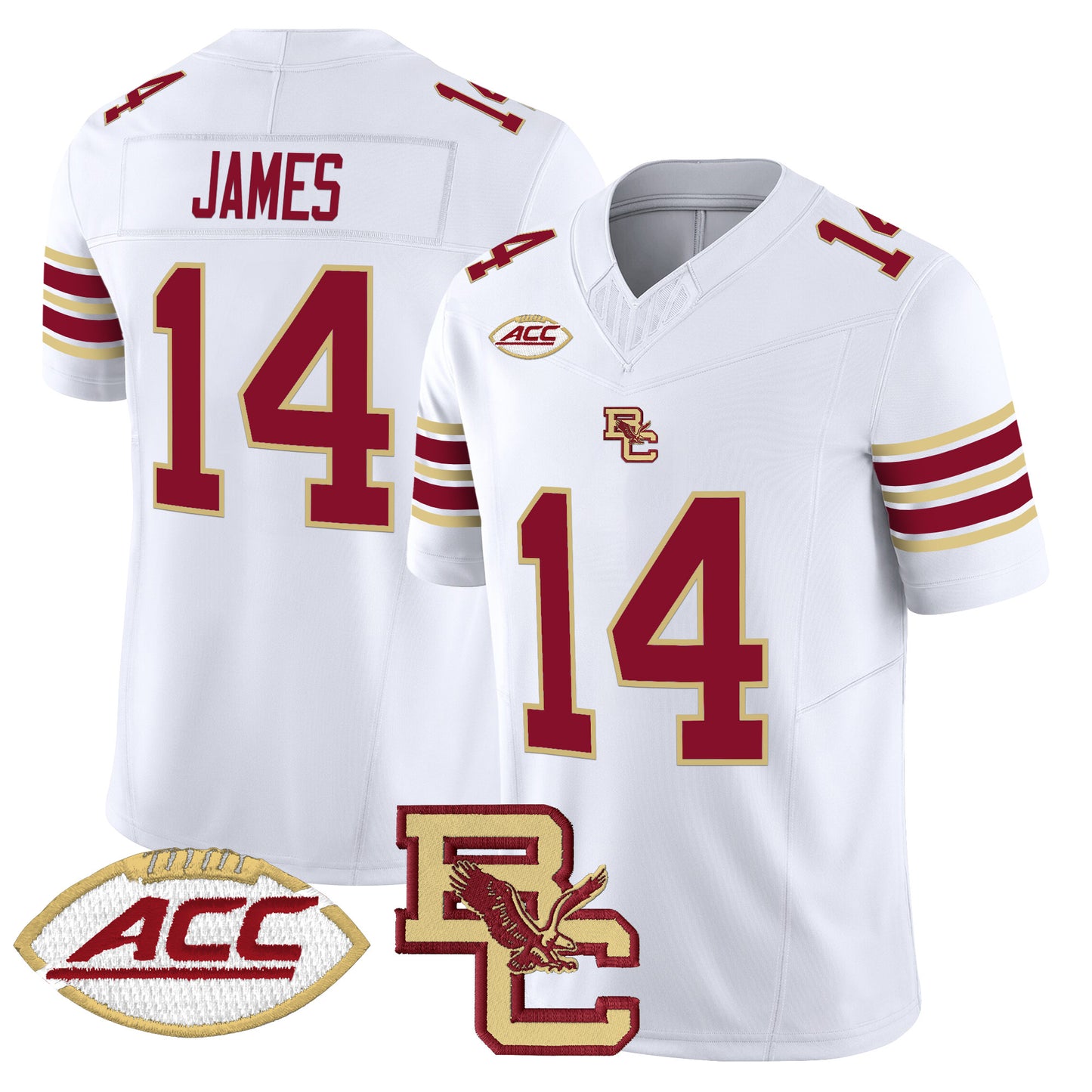 Men's Boston College Eagles 2025 Vapor Limited Jersey - All Stitched