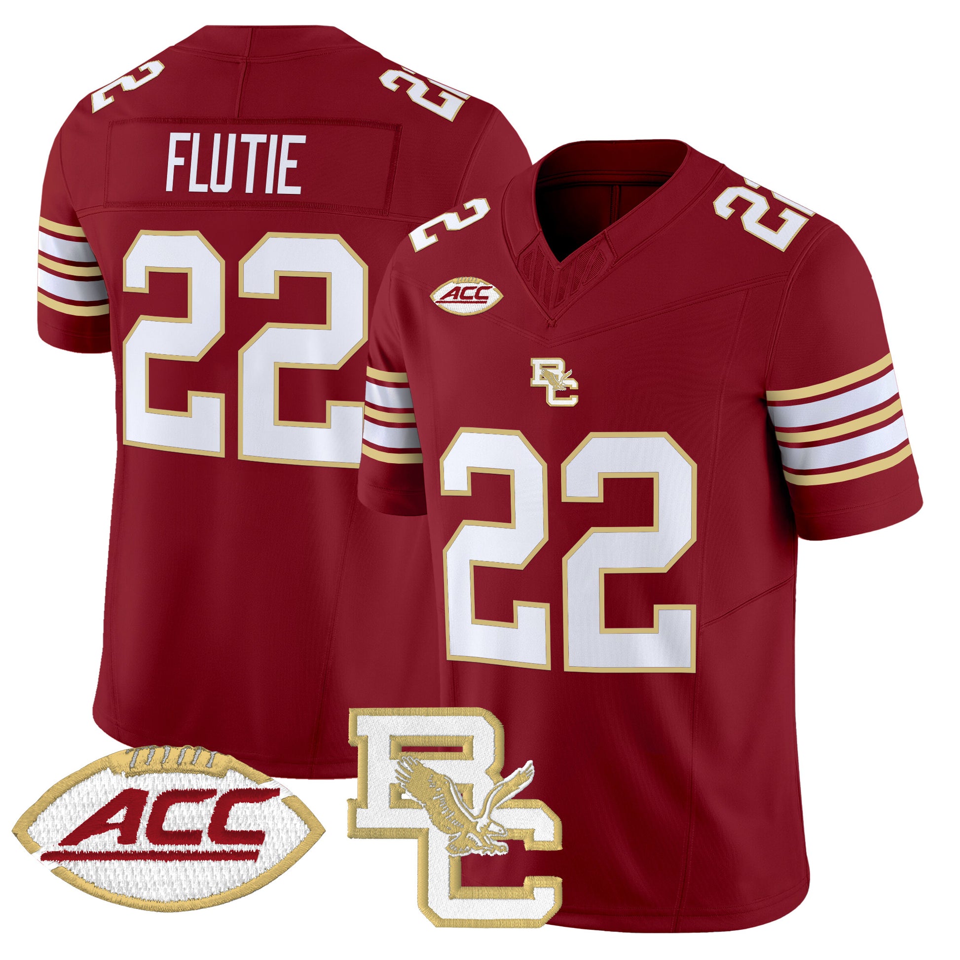 Men's Boston College Eagles 2025 Vapor Limited Jersey - All Stitched