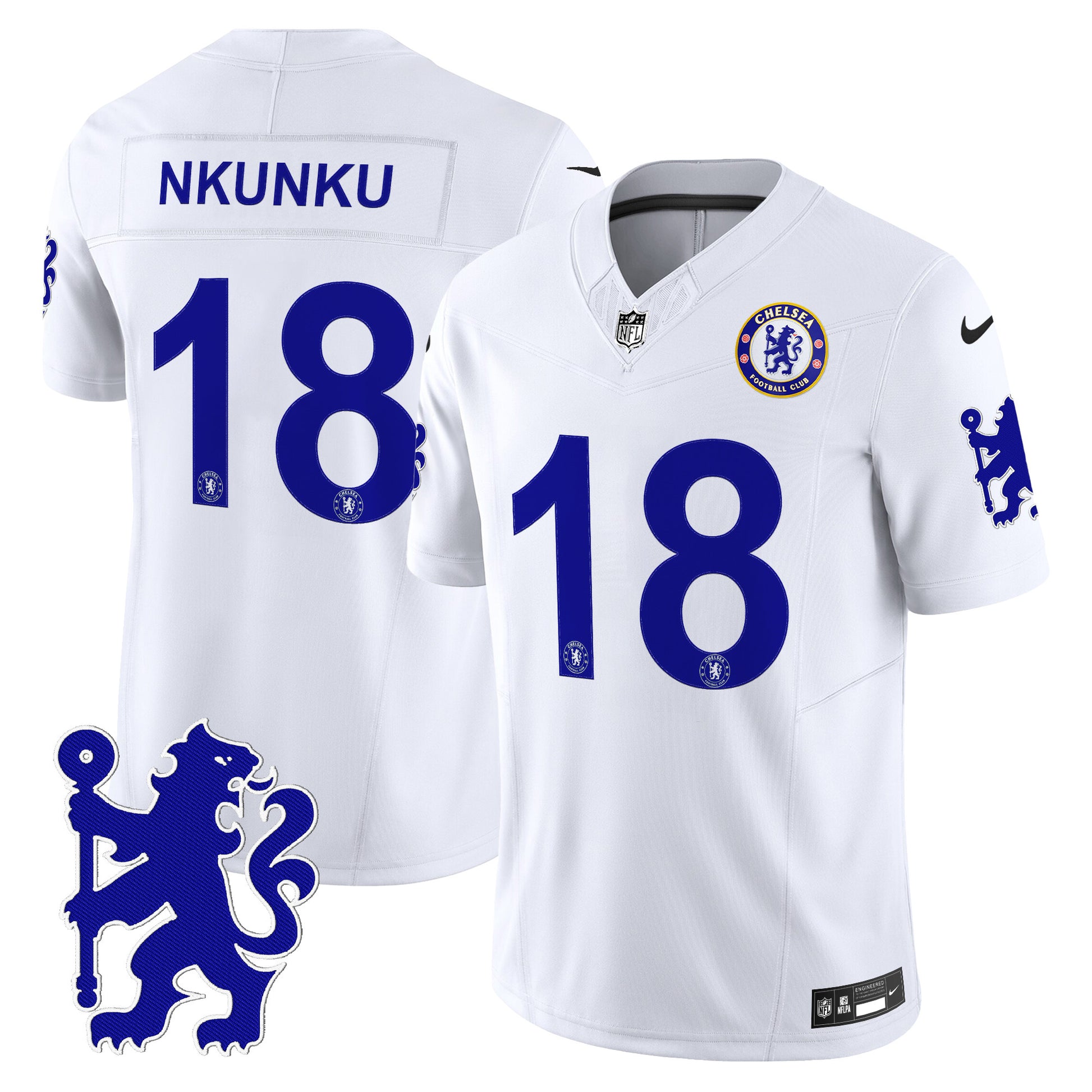Men's Chelsea 2025 Soccer x Football Vapor Limited Jersey - All stitched