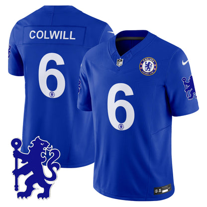 Men's Chelsea 2025 Soccer x Football Vapor Limited Jersey - All stitched