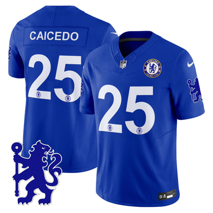 Men's Chelsea 2025 Soccer x Football Vapor Limited Jersey - All stitched