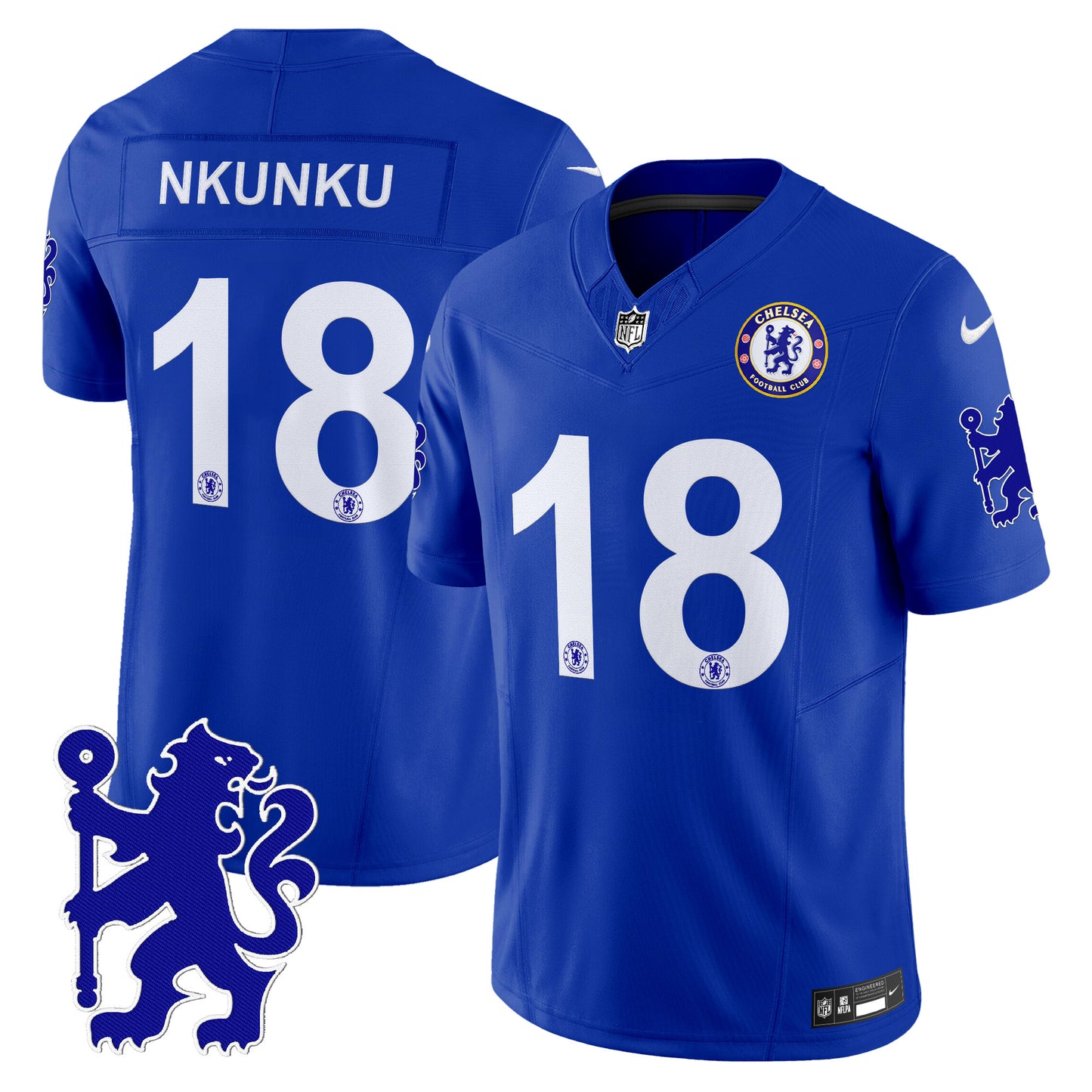 Men's Chelsea 2025 Soccer x Football Vapor Limited Jersey - All stitched