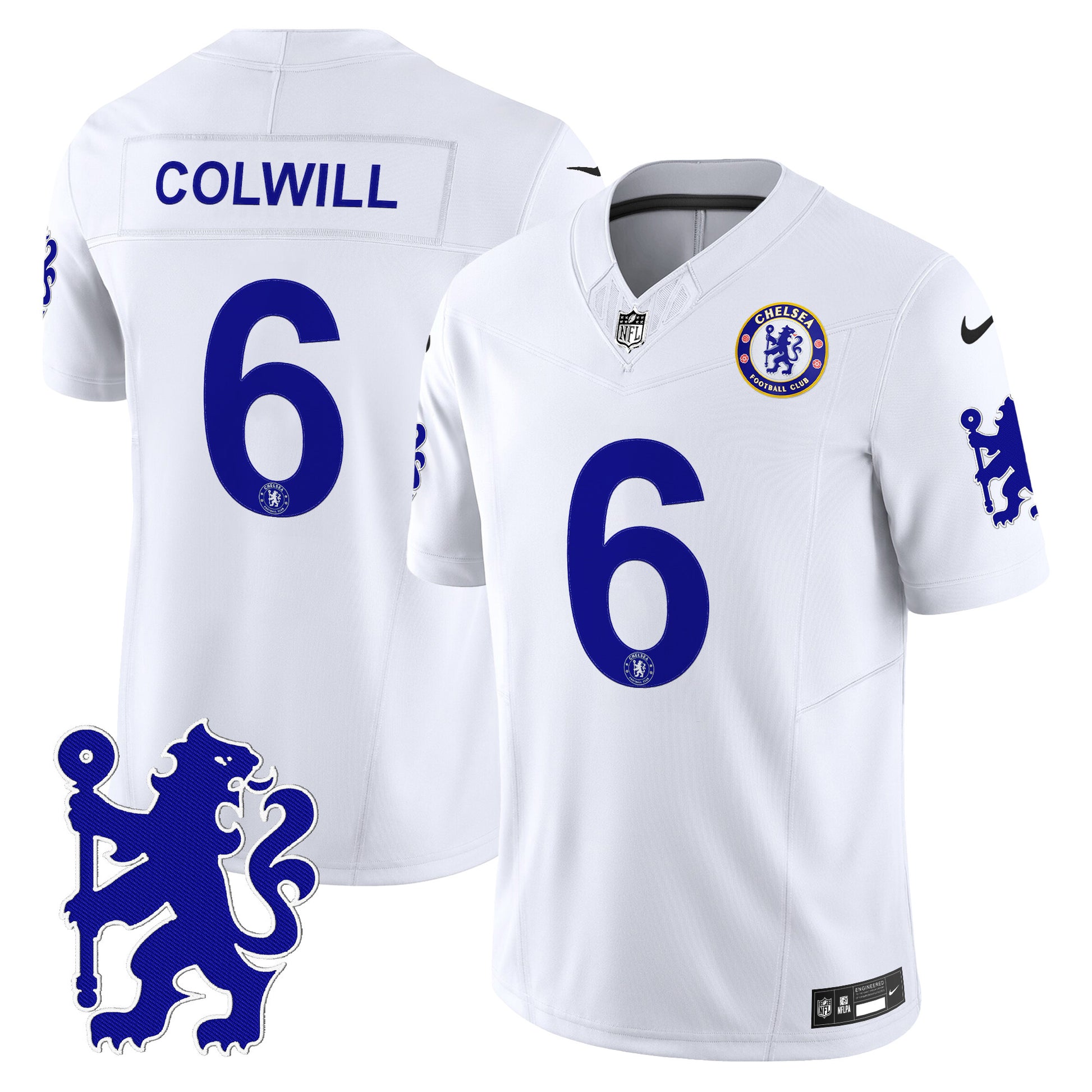 Men's Chelsea 2025 Soccer x Football Vapor Limited Jersey - All stitched