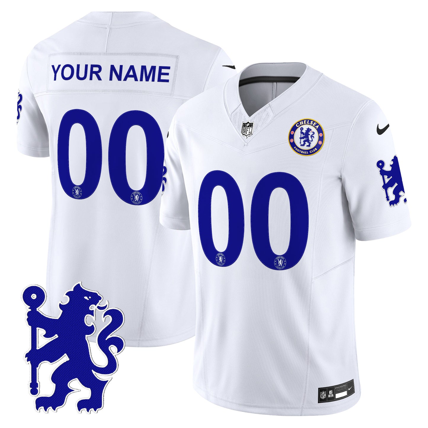 Chelsea 2025 Soccer x Football Vapor Limited Custom Jersey - All stitched