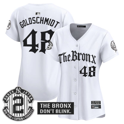 Women's Yankees 'The Bronx - Gothic Ink Drop Edition' Vapor Premier Limited Jersey - All Stitched