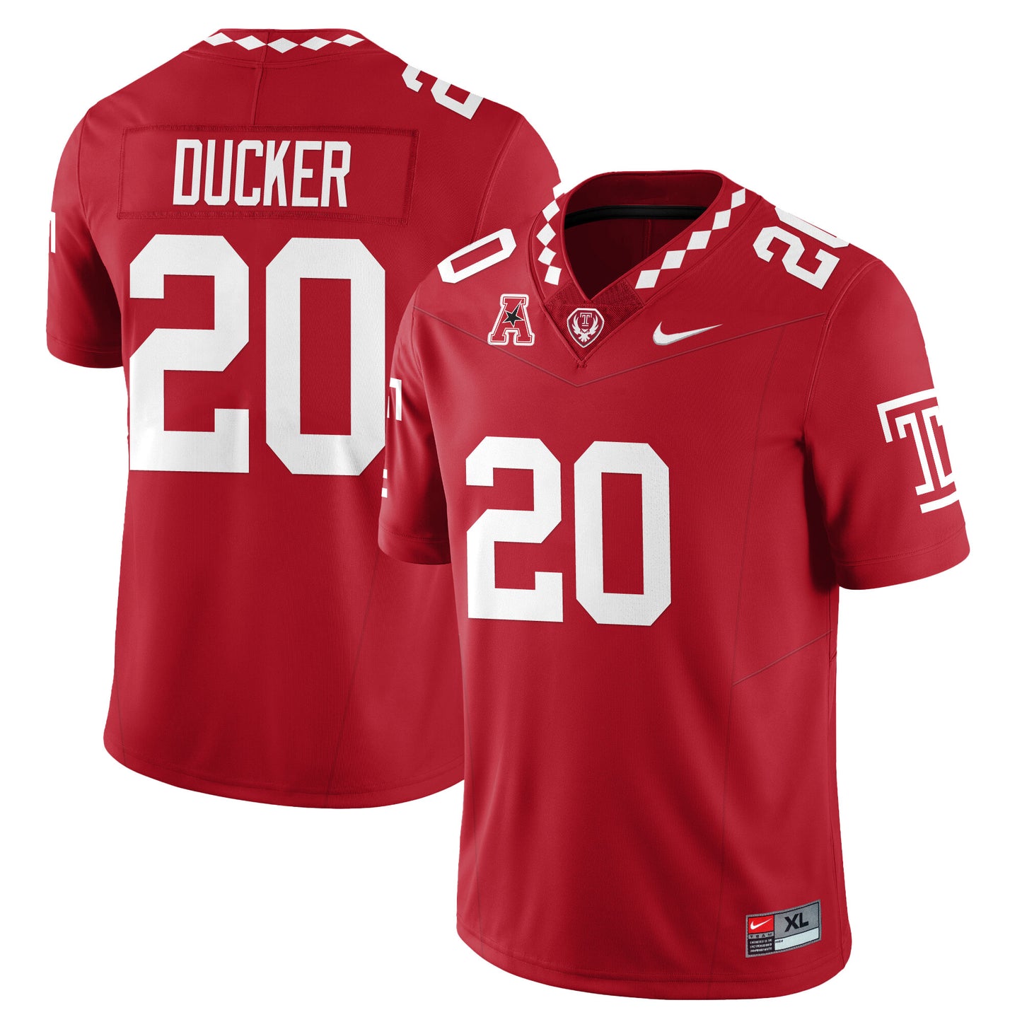 Men's Temple Football 2025 Vapor Limited Jersey - All Stitched