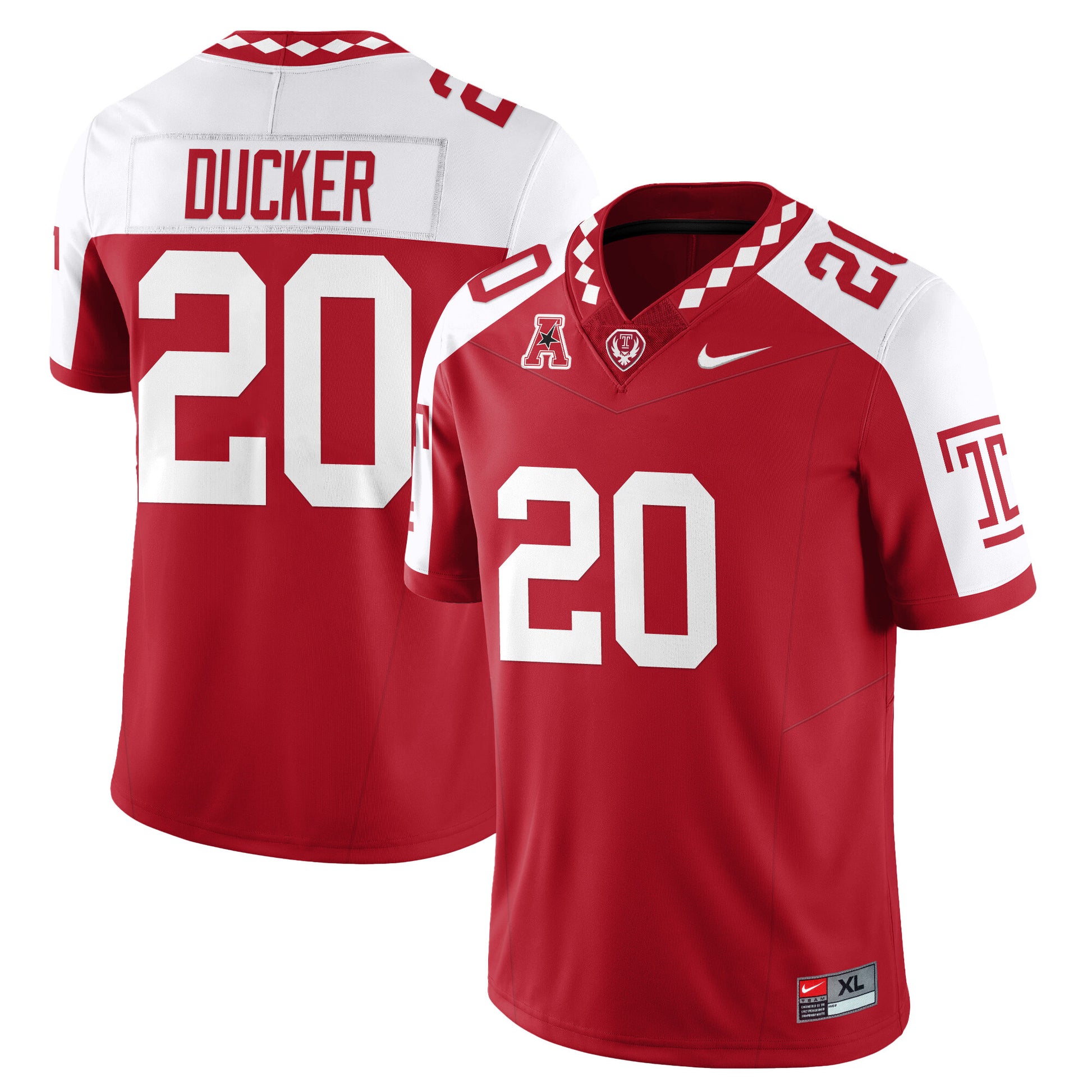 Men's Temple Football 2025 Vapor Limited Jersey - All Stitched
