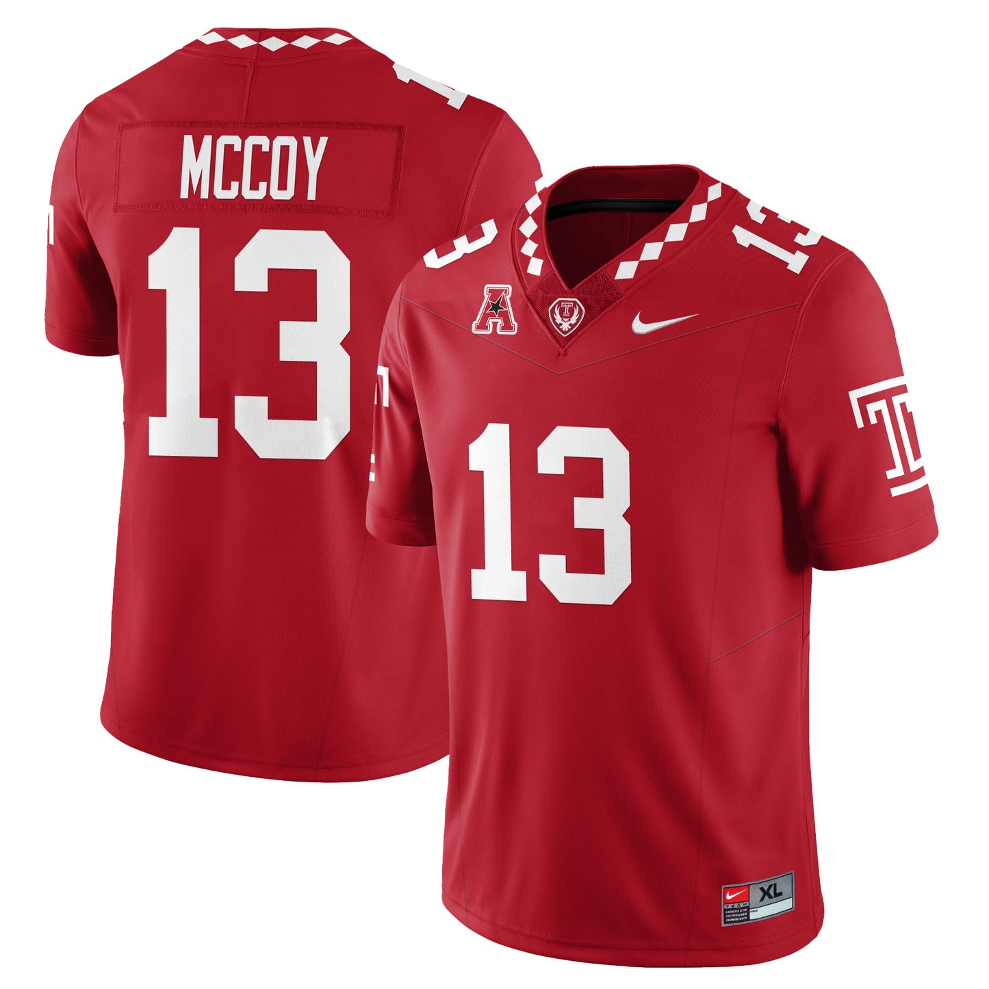 Men's Temple Football 2025 Vapor Limited Jersey - All Stitched
