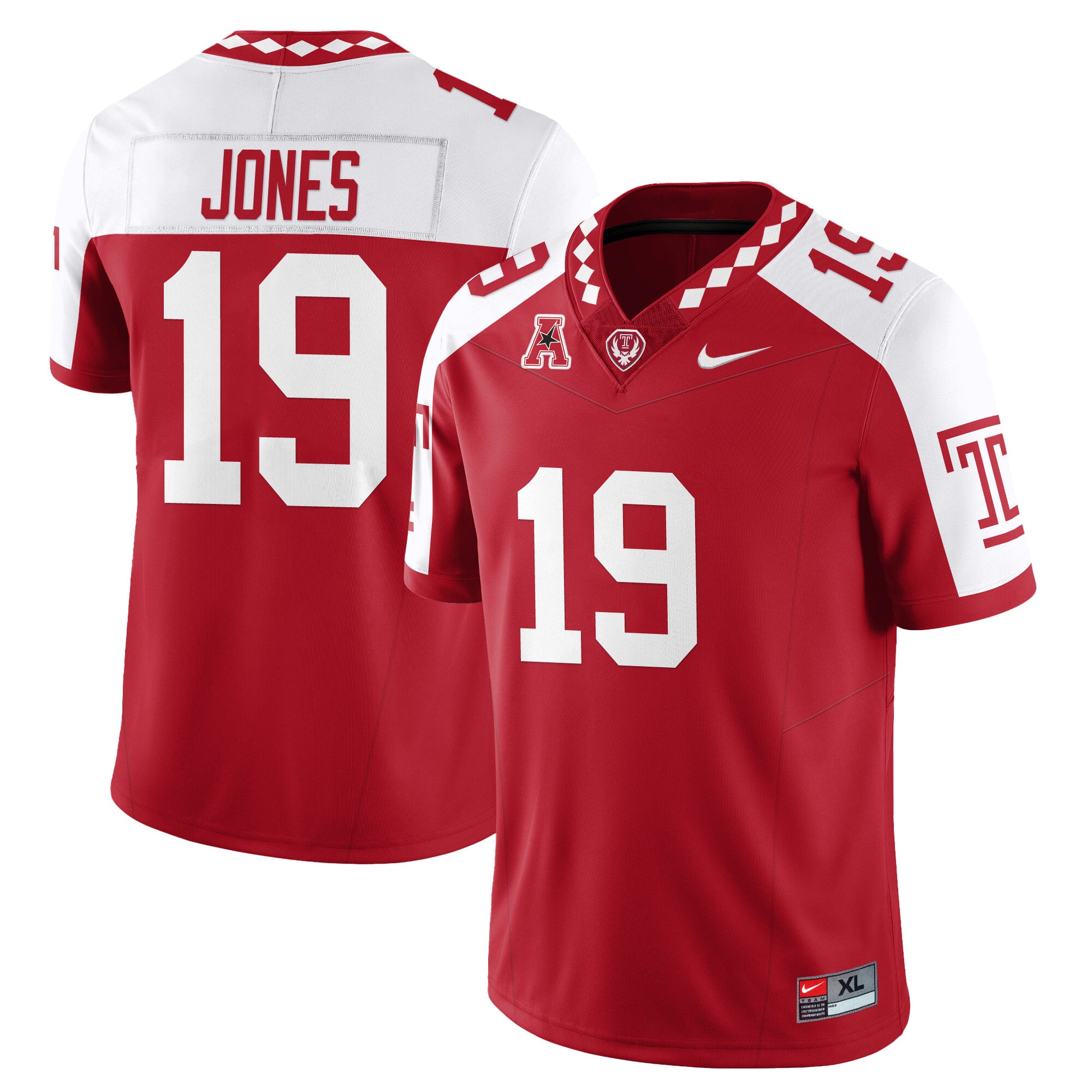 Men's Temple Football 2025 Vapor Limited Jersey - All Stitched