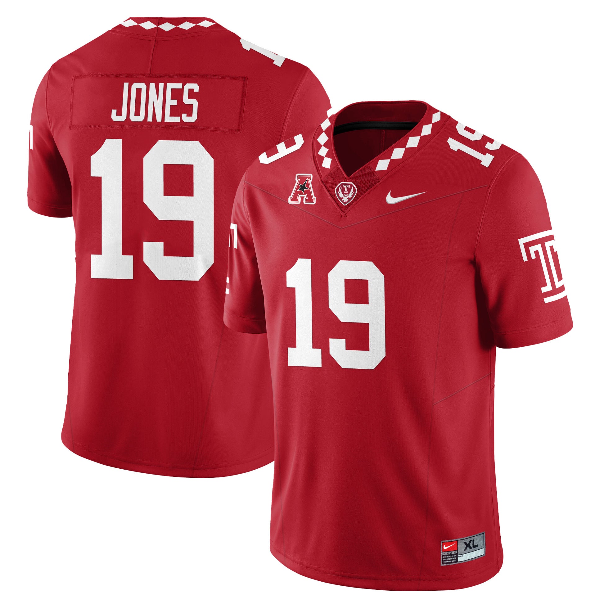 Men's Temple Football 2025 Vapor Limited Jersey - All Stitched