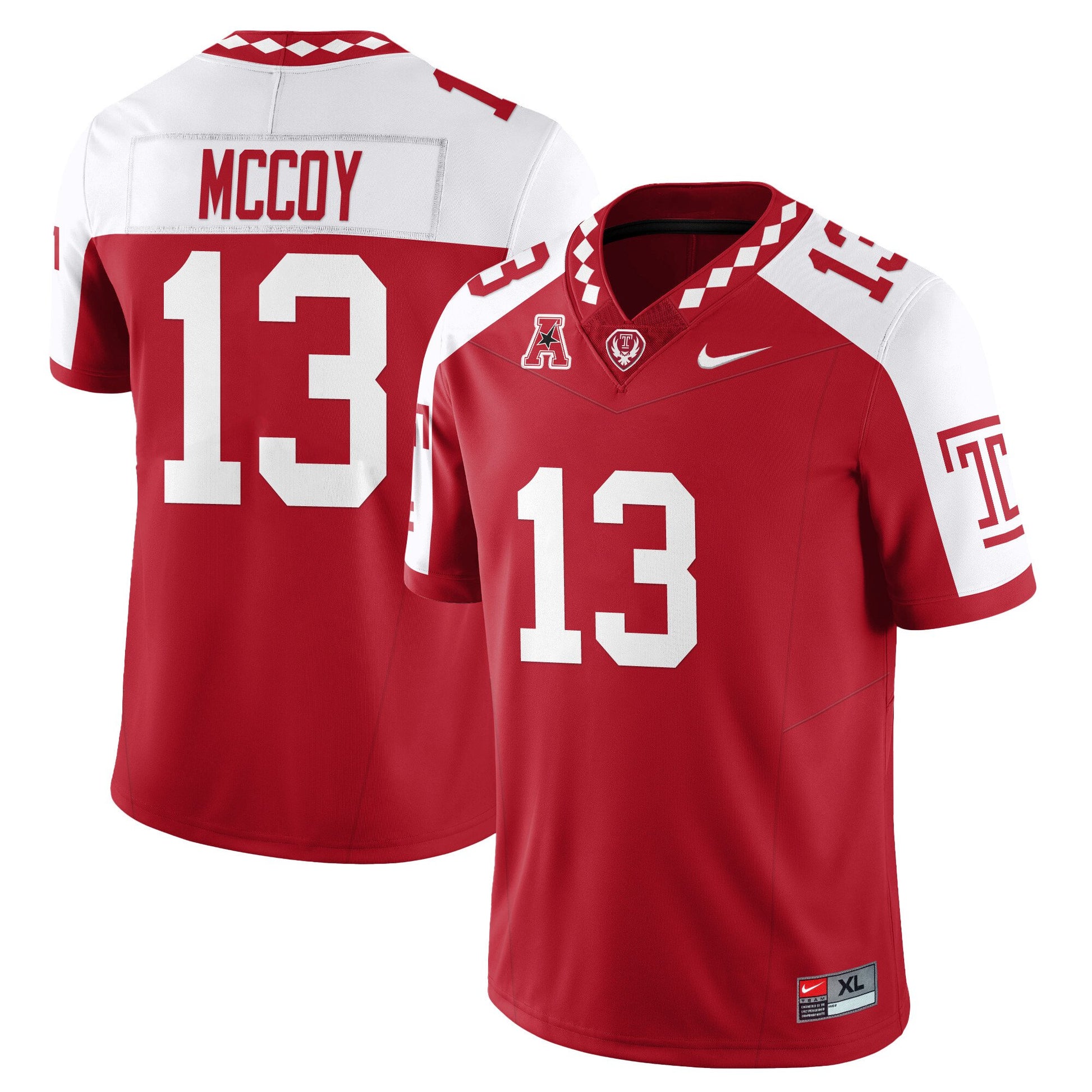 Men's Temple Football 2025 Vapor Limited Jersey - All Stitched