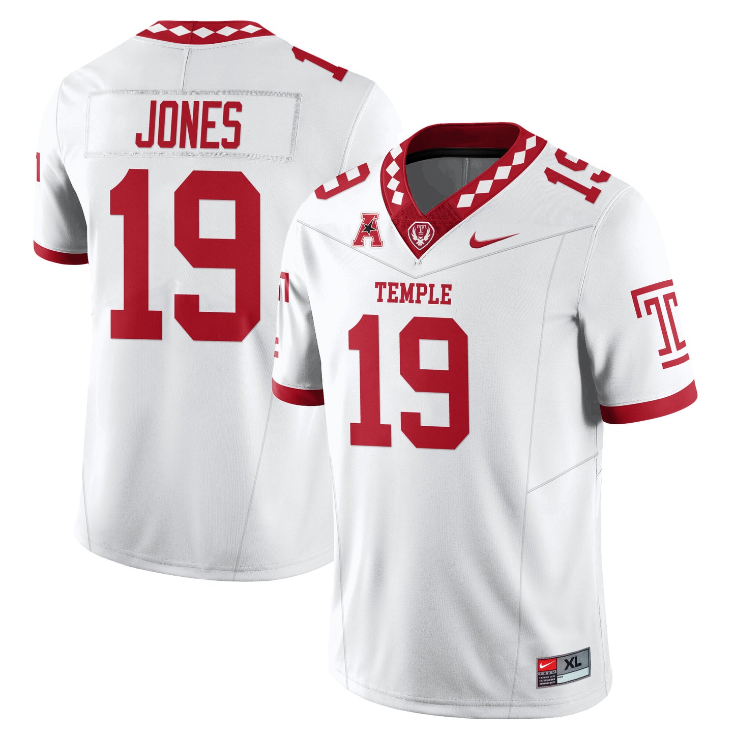 Men's Temple Football 2025 Vapor Limited Jersey - All Stitched