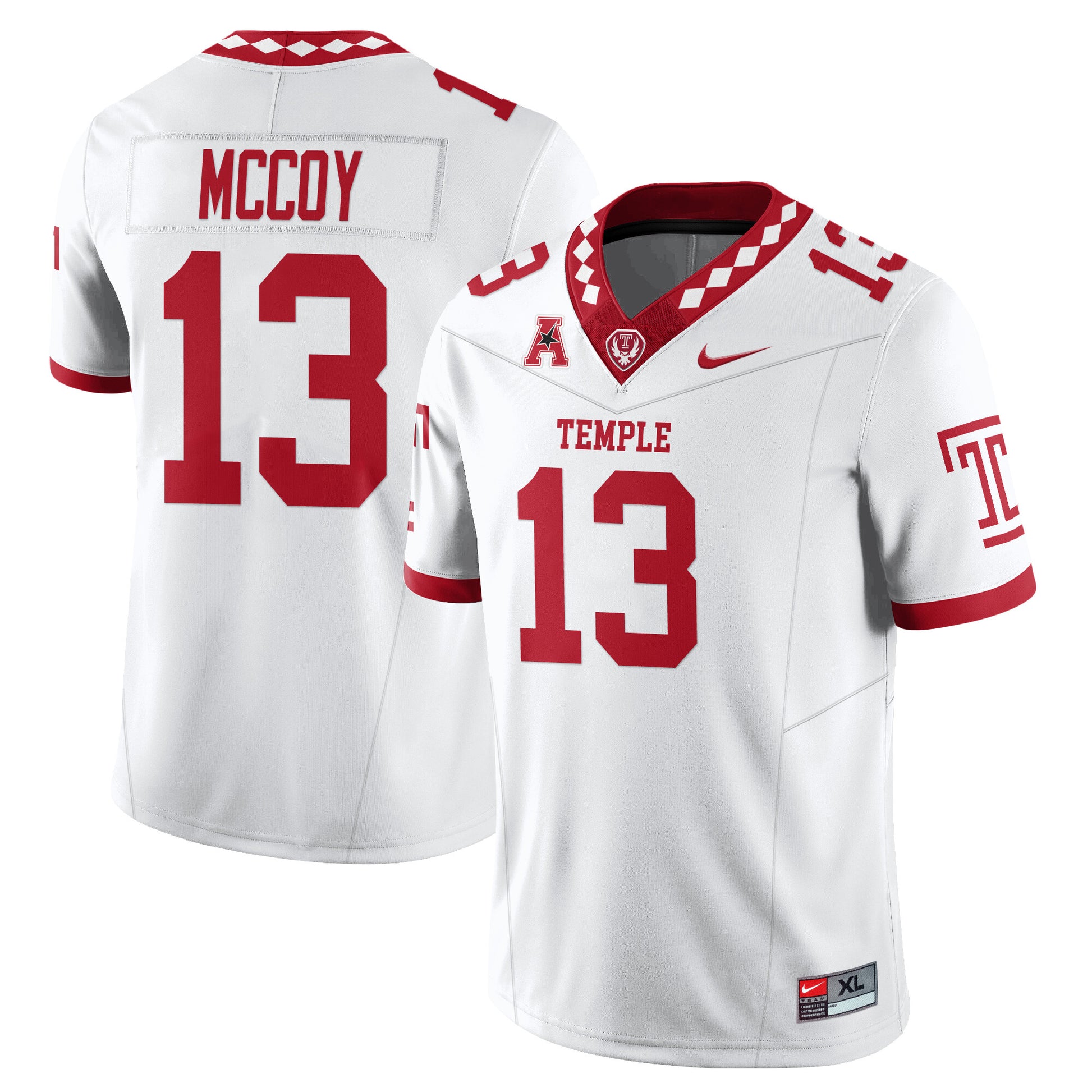 Men's Temple Football 2025 Vapor Limited Jersey - All Stitched