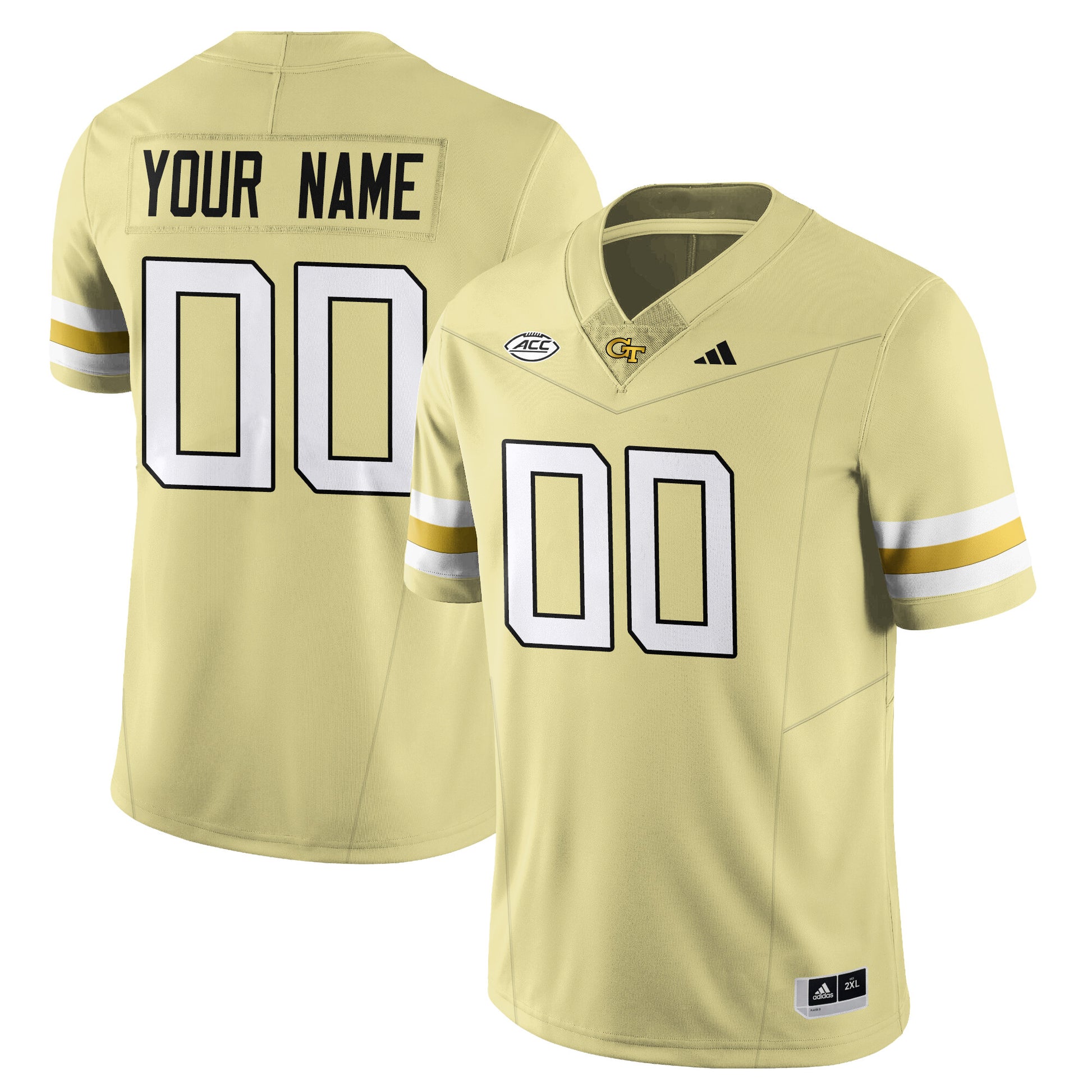 Custom Gender/Name Georgia Tech Football 2025 Limited Jersey - All Stitched