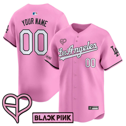 Los Angeles Dodgers x BLACKPINK 2025 Vapor Premier Limited Custom Jersey - All Stitched