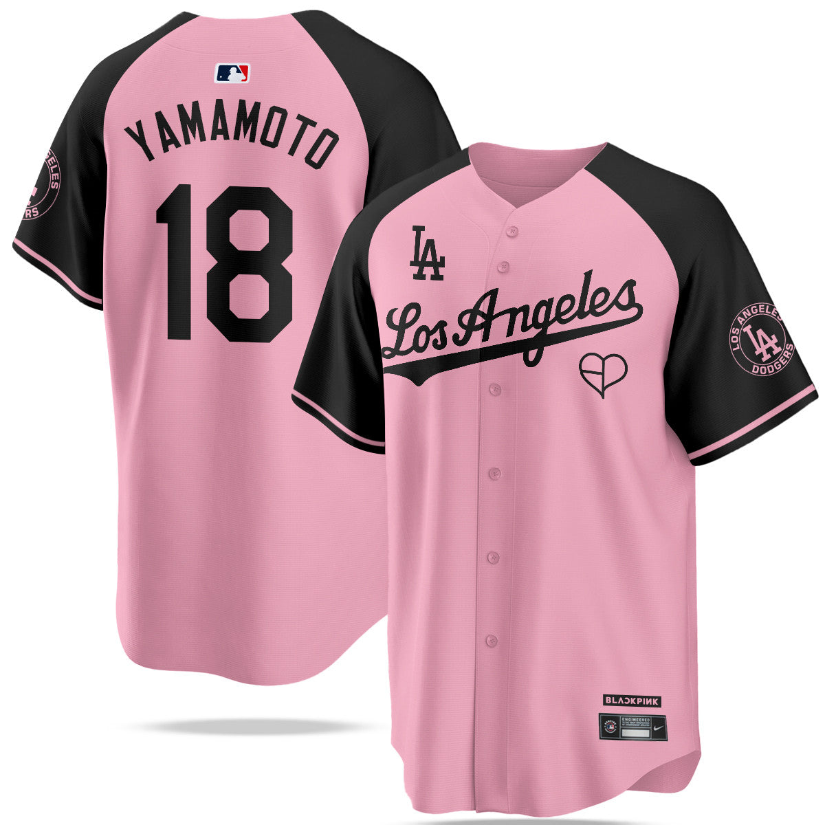 Men's Los Angeles Dodgers BLΛƆKPIИK 2025 Limited Jersey - All Stitched