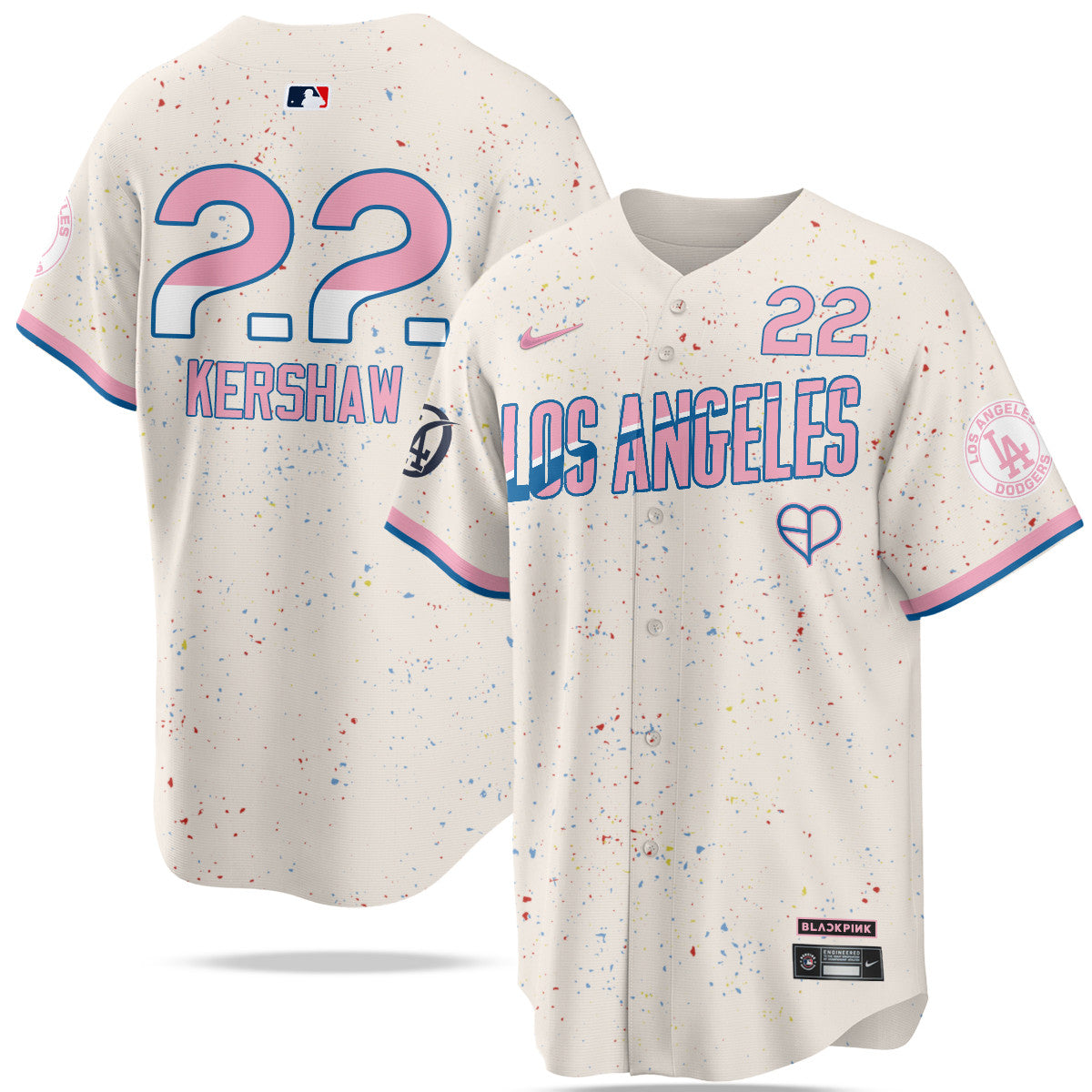 Men's Los Angeles Dodgers BLΛƆKPIИK 2025 Limited Jersey - All Stitched