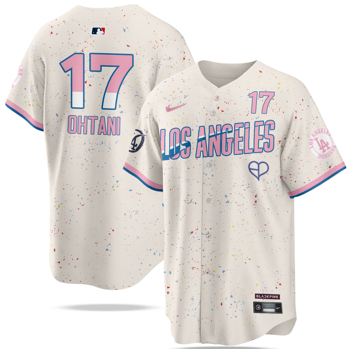 Los Angeles Dodgers BLΛƆKPIИK 2025 Limited Jersey - All Stitched