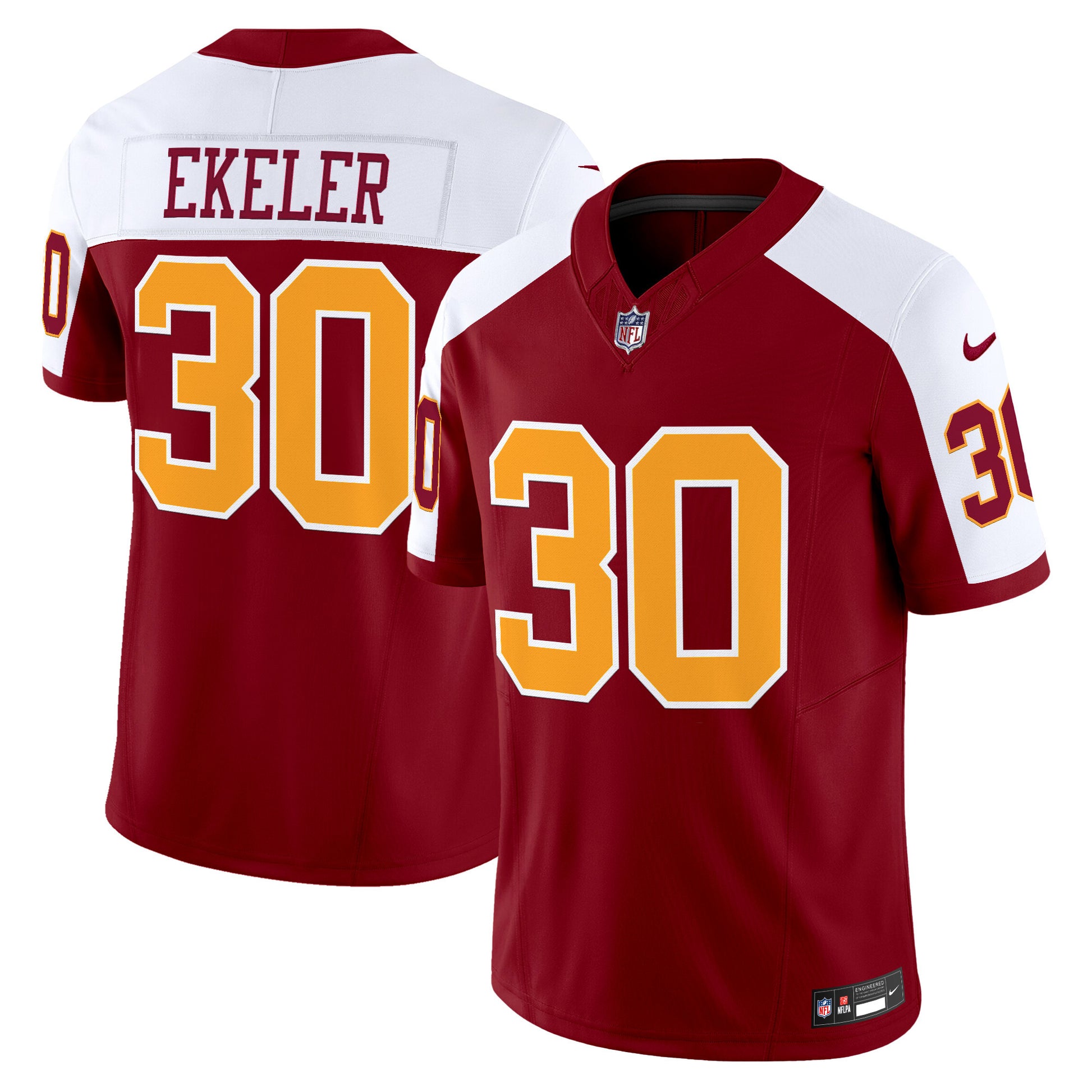 Men's Washington Redskins Throwback Vapor Limited Jersey - All Stitched