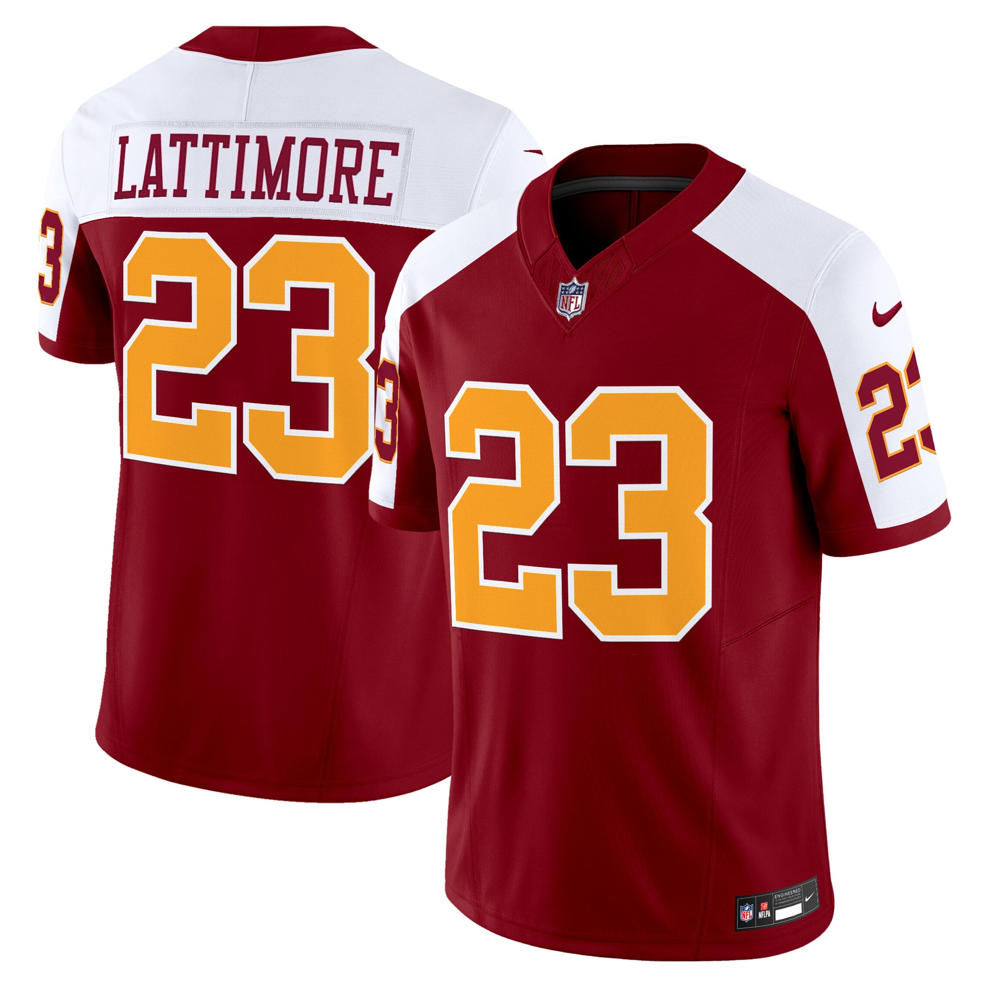 Men's Washington Redskins Throwback Vapor Limited Jersey - All Stitched