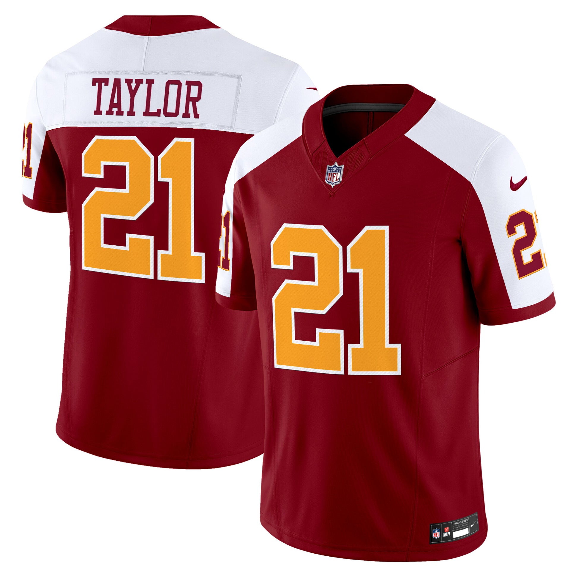 Men's Washington Redskins Throwback Vapor Limited Jersey - All Stitched