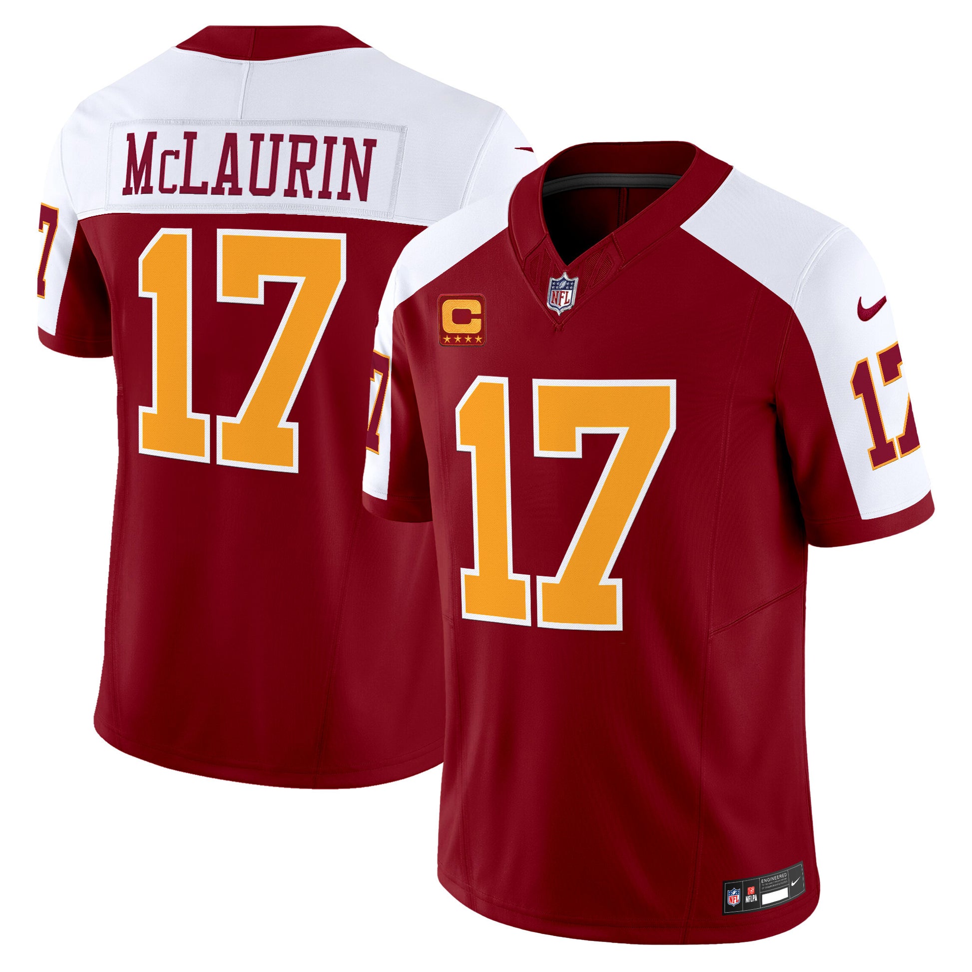 Men's Washington Redskins Throwback Vapor Limited Jersey - All Stitched