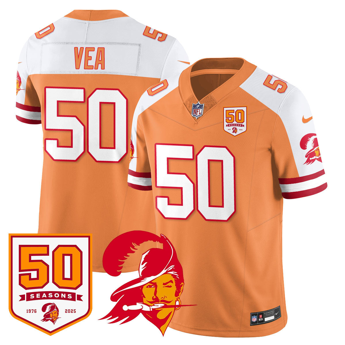 Men's Tampa Bay Buccaneers '76 Vapor Limited Jersey - All Stitched