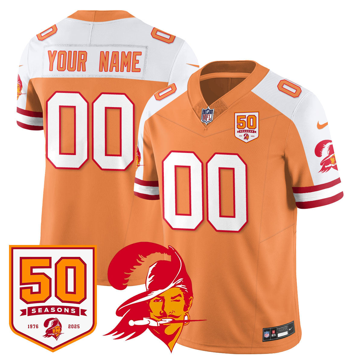 Men's Tampa Bay Buccaneers '76 Vapor Limited Jersey - All Stitched