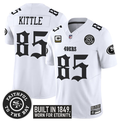 Men's San Francisco 49ers 'Fog City Gothic Edition' Vapor Limited Jersey - All Stitched