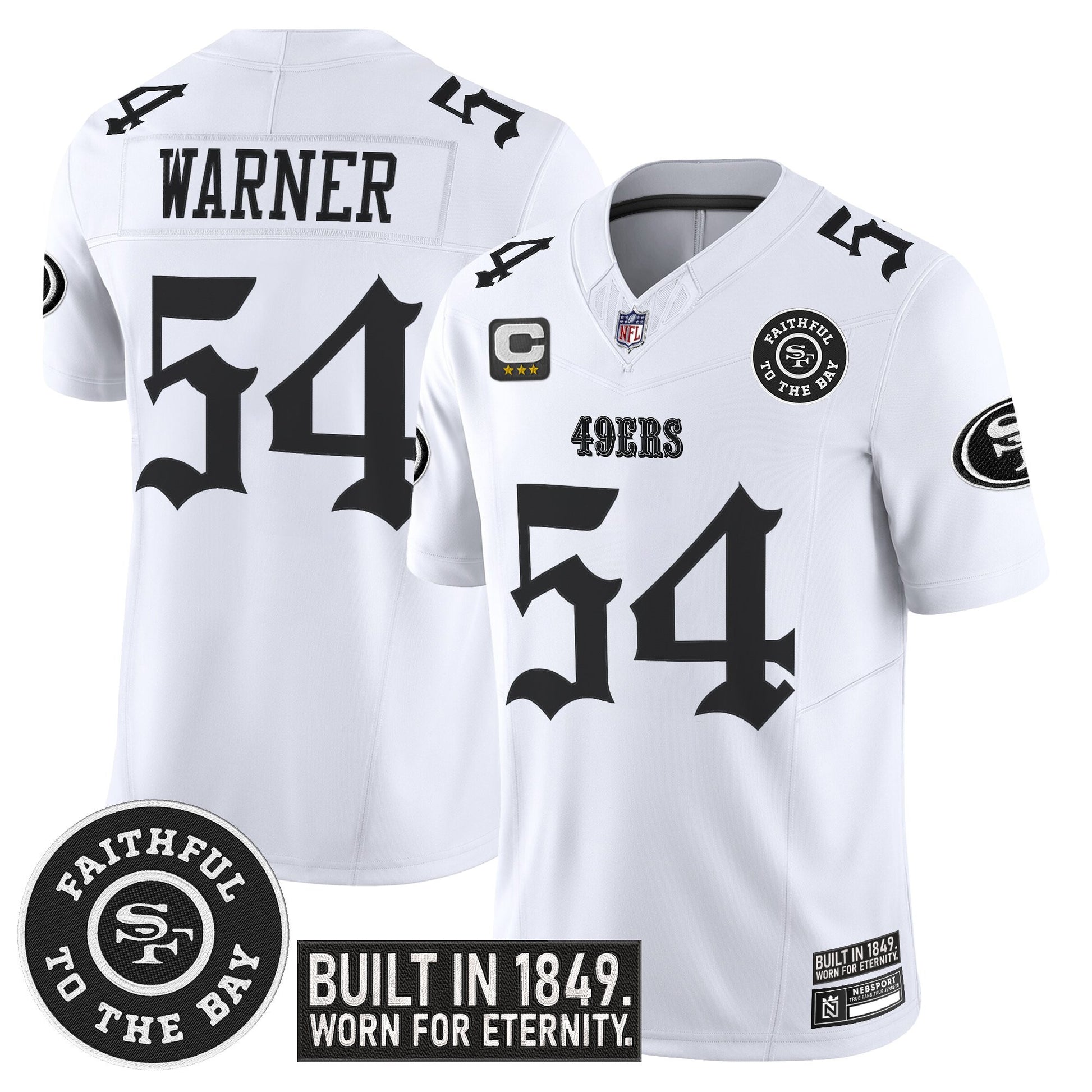 Men's San Francisco 49ers 'Fog City Gothic Edition' Vapor Limited Jersey - All Stitched