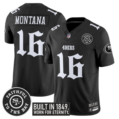 Men's San Francisco 49ers 'Fog City Gothic Edition' Vapor Limited Jersey - All Stitched